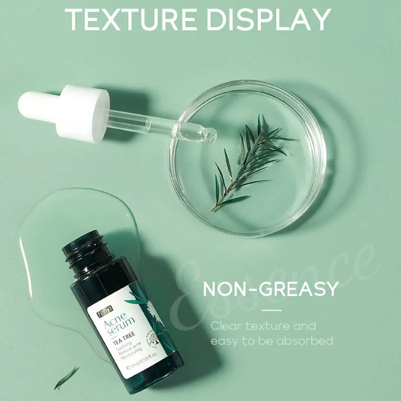 LAIKOU TEA TREE Face Serum Oil-control Anti-Aging Shrink Pores Acne Treatment Whitening Moisturizing Tea Tree Essence Skin Care