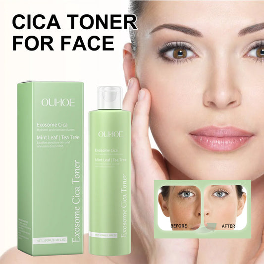 Cica Toner for Face with Centella Asiatica Extract Hydrating Soothing Facial Toner Sensitive Skin Non Drying Alcohol Free 100ml