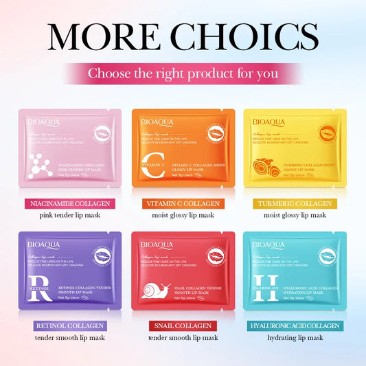 Niacinamide Lip Mask 8g Collagen Protein Moisturizing Pinkish Lip Mask for Dry And Cracked Lips Skin Care Beauty Treatments