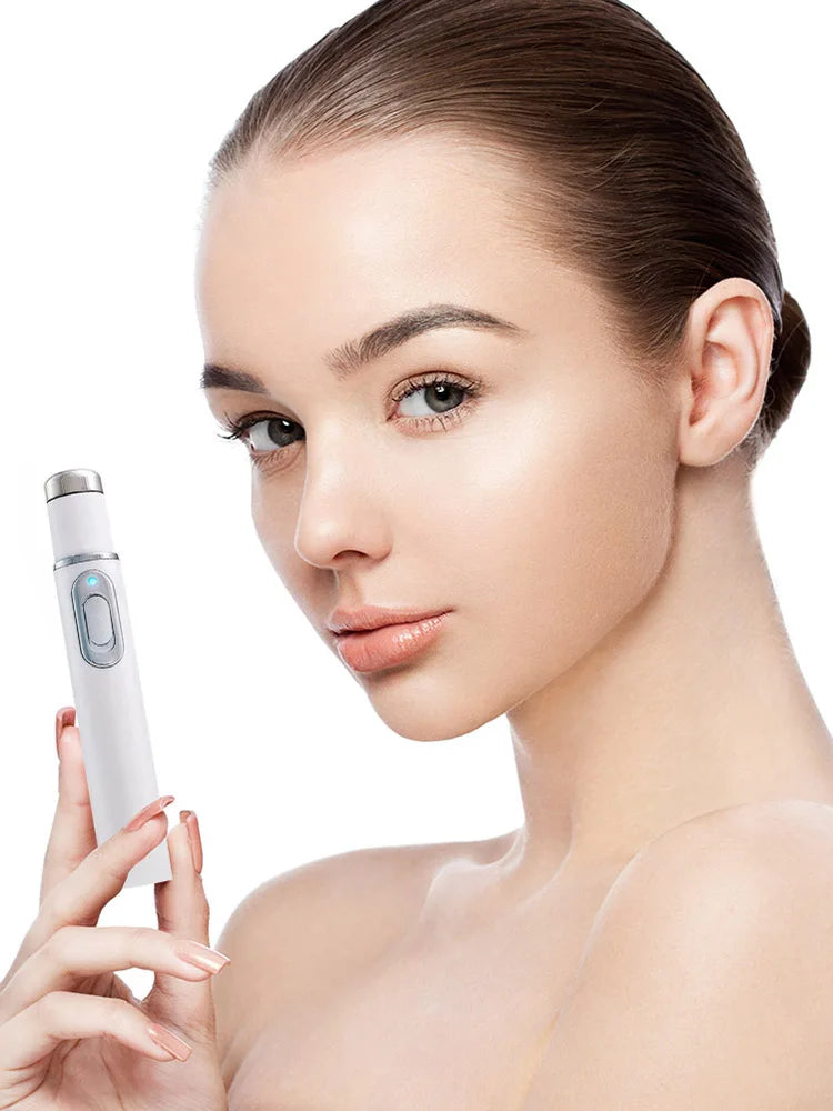 Blue Light Therapy Acne Pen Eye Massager Eye Beauty Device for Relax Eye Dark Circles Eye Bags Puffiness