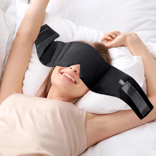 Gravity Weighted Eye Mask for Sleeping Light Blocking Relaxing Sleep Aid for Men and Women Relieve Fatigue Stress Christmas Gift