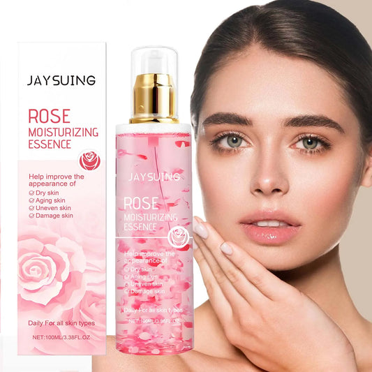 Rose Moisturizing Essence Soothing Skin Deep Hydrating Lasting Nourishing Improve Dullness Even Skin Tone Brightening Face Skin