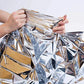 5 Pcs Thermal Foil Sauna Blanket For Detox Weight Loss,Far Infrared Therapy Retains UpTo 97% Of Body Heat Survival Mylar Blanket