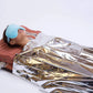 5 Pcs Thermal Foil Sauna Blanket For Detox Weight Loss,Far Infrared Therapy Retains UpTo 97% Of Body Heat Survival Mylar Blanket