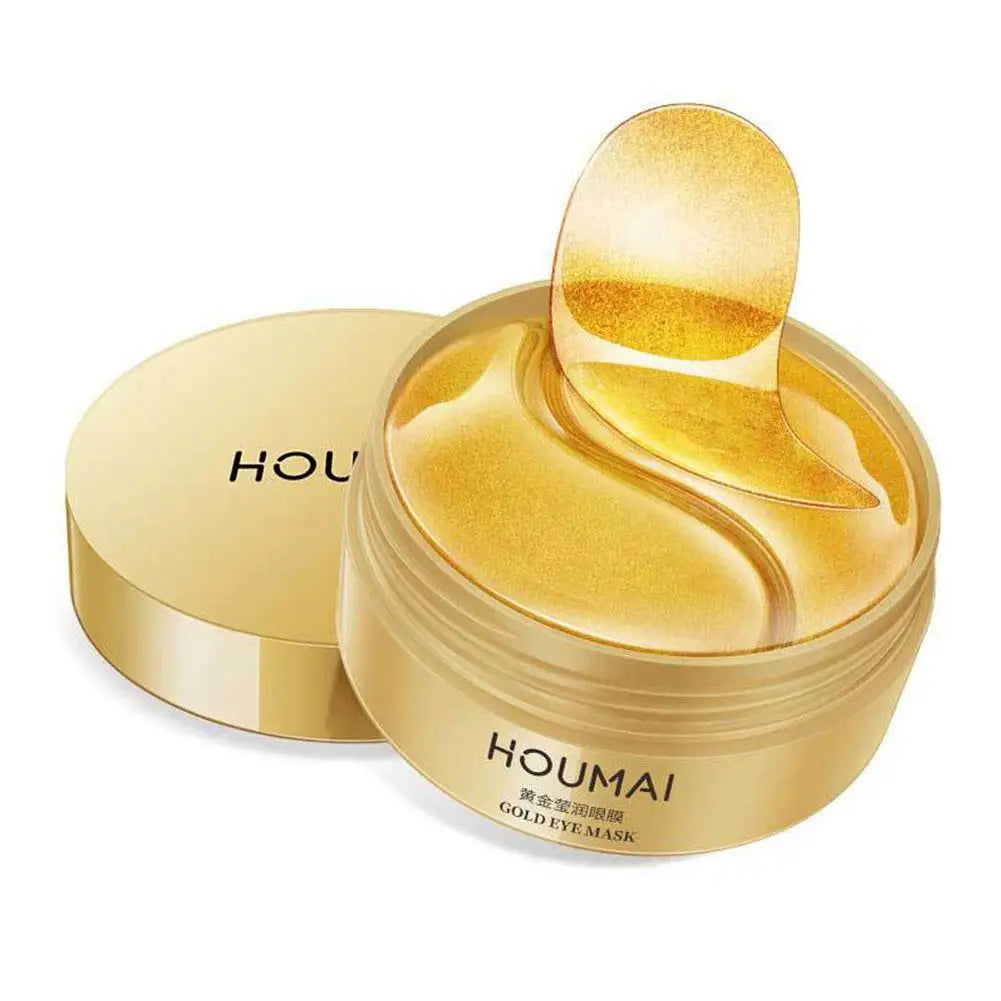 1/2/3Boxes 24K Gold Eye Gel Pads Eye Mask Under Eye Patches For Dark Circle & Puffiness Moisturizing W/ Collagen Hyaluronic Acid