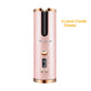 Wireless Electric Hair Curler Portable Travel Home Use 6 Timing 6 Temp. LED Cordless Automatic Hair Curler for Curls or Waves