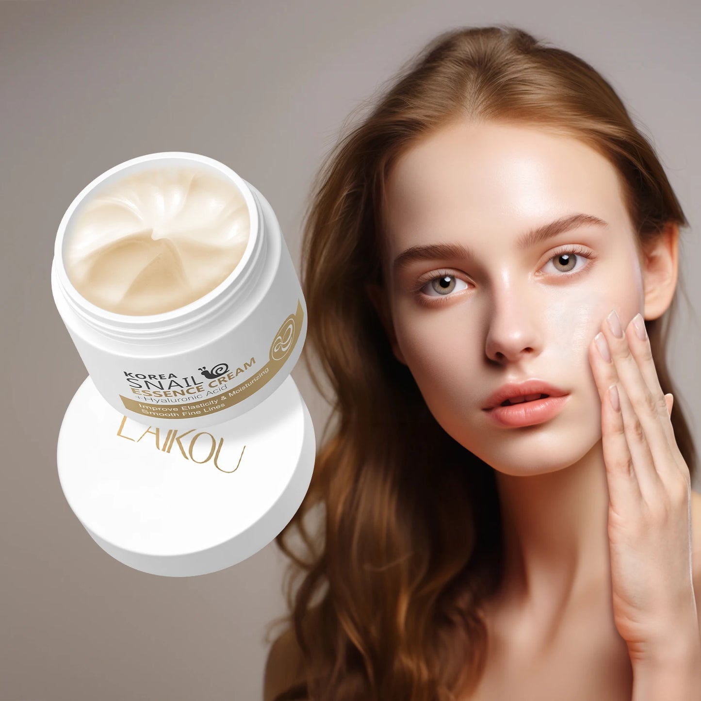 Snail Face Cream Improve Roughness Tighten Skin Repair Damaged Skin Moisturizing Shrink Pores Nourish Rejuvenate Skin Skin Care