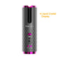 Wireless Electric Hair Curler Portable Travel Home Use 6 Timing 6 Temp. LED Cordless Automatic Hair Curler for Curls or Waves