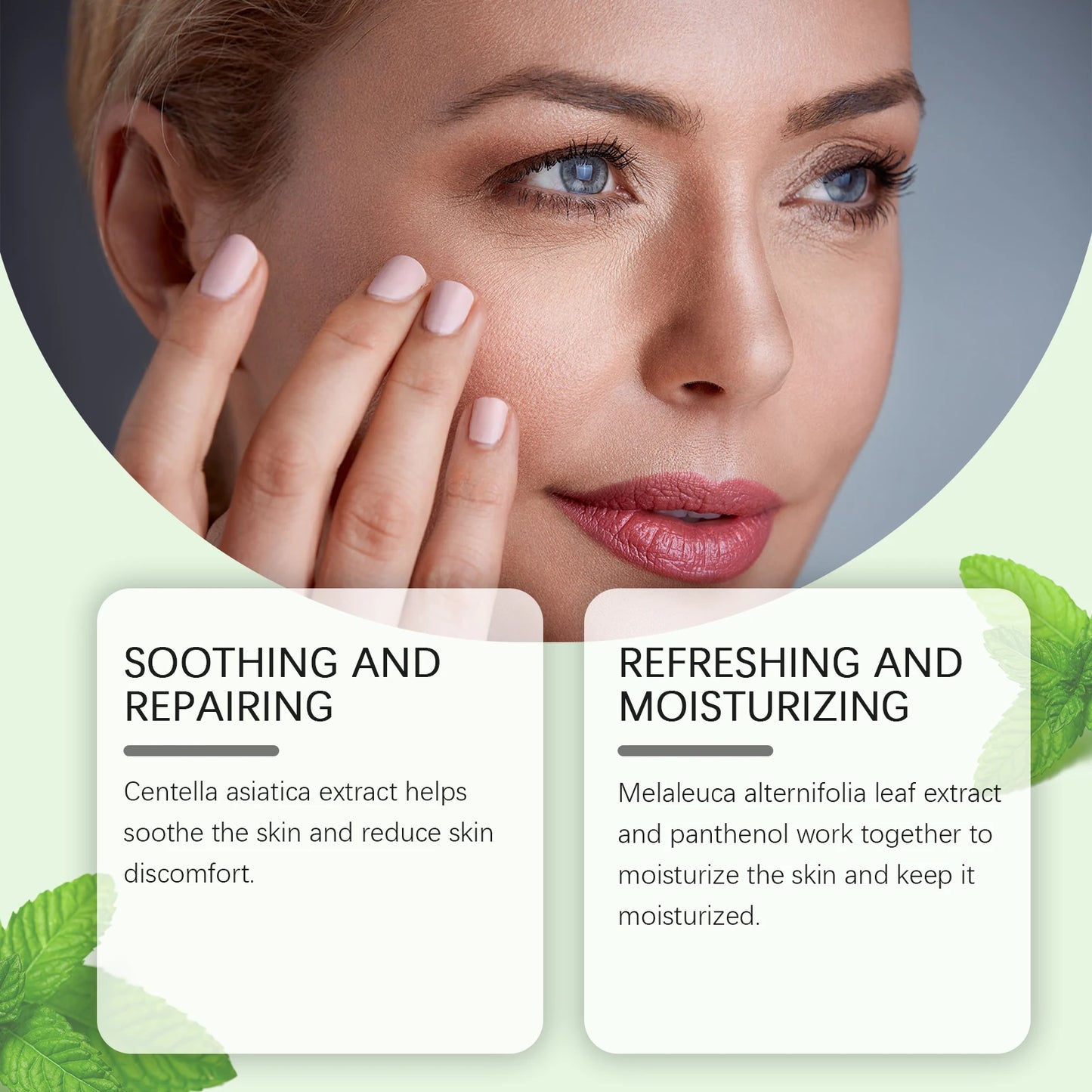 Cica Toner for Face with Centella Asiatica Extract Hydrating Soothing Facial Toner Sensitive Skin Non Drying Alcohol Free 100ml