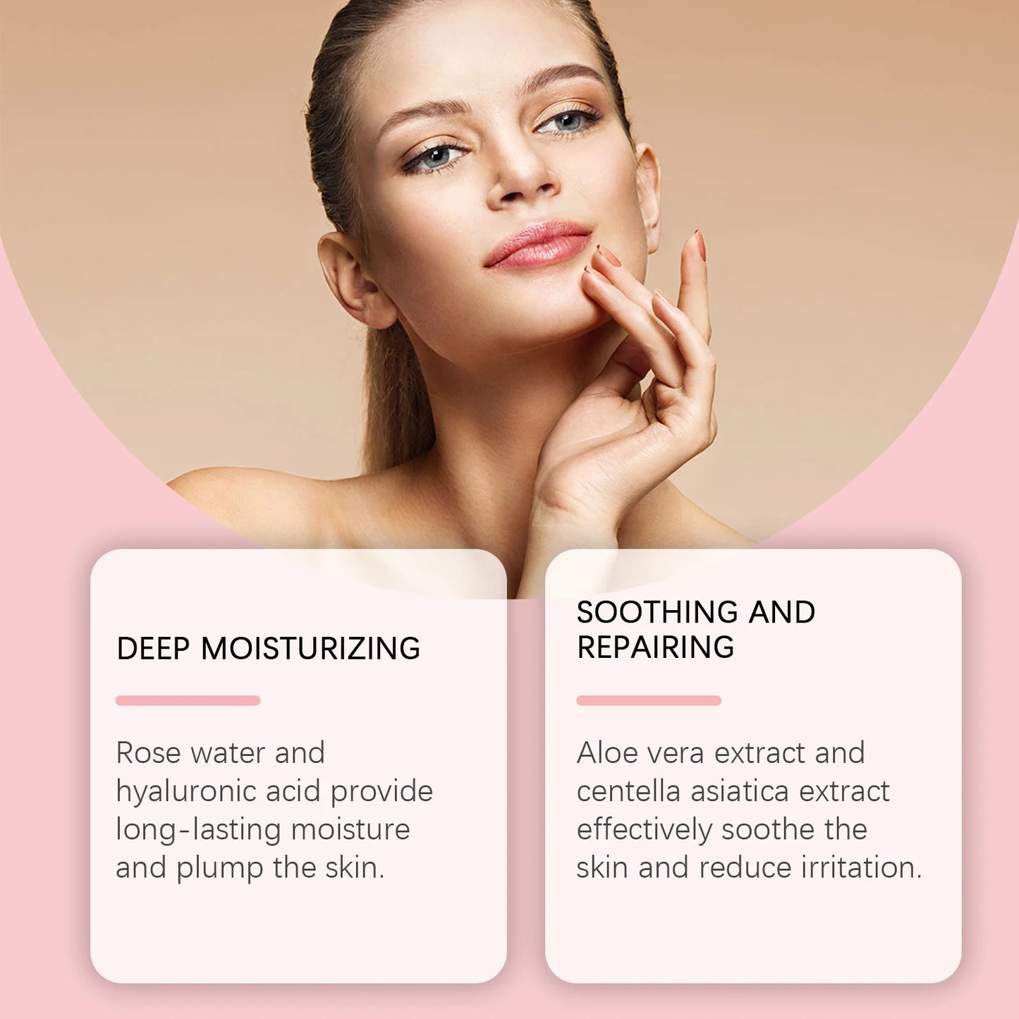 Rose Moisturizing Essence Soothing Skin Deep Hydrating Lasting Nourishing Improve Dullness Even Skin Tone Brightening Face Skin