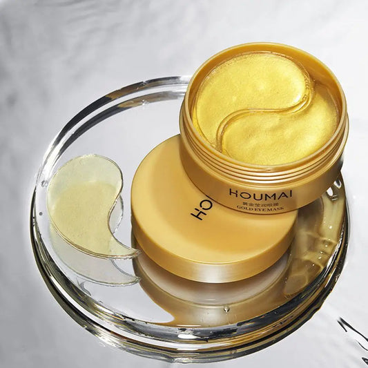 1/2/3Boxes 24K Gold Eye Gel Pads Eye Mask Under Eye Patches For Dark Circle & Puffiness Moisturizing W/ Collagen Hyaluronic Acid