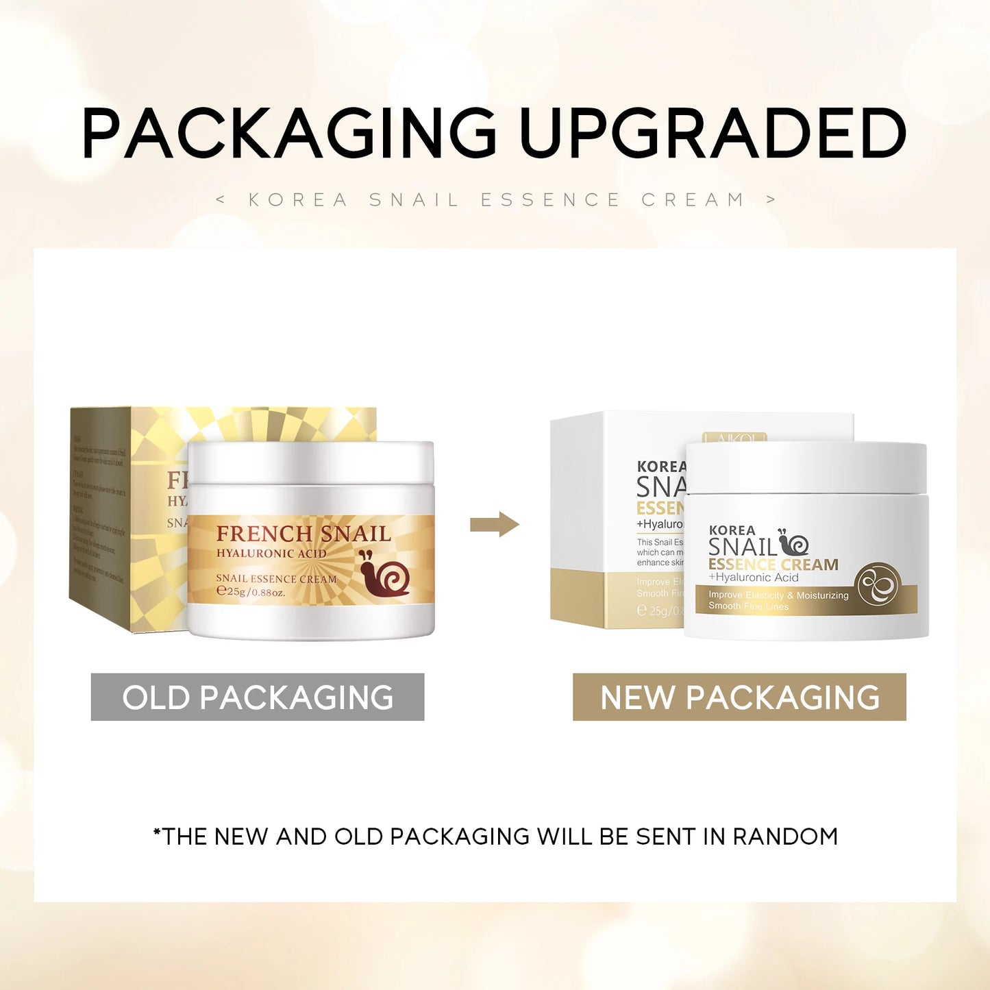 Snail Face Cream Improve Roughness Tighten Skin Repair Damaged Skin Moisturizing Shrink Pores Nourish Rejuvenate Skin Skin Care