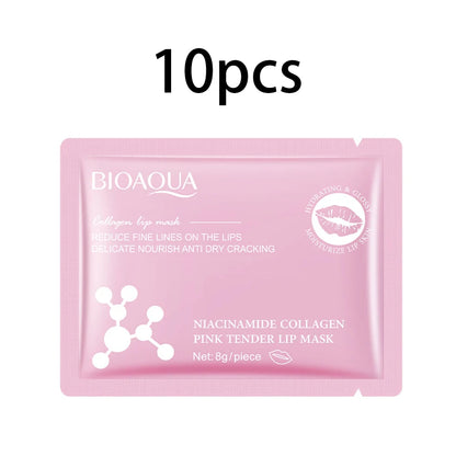 Niacinamide Lip Mask 8g Collagen Protein Moisturizing Pinkish Lip Mask for Dry And Cracked Lips Skin Care Beauty Treatments