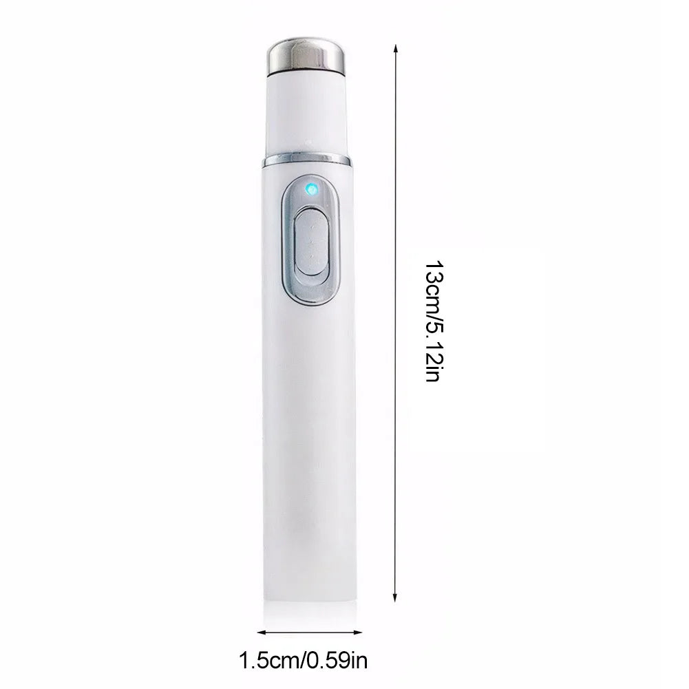 Blue Light Therapy Acne Pen Eye Massager Eye Beauty Device for Relax Eye Dark Circles Eye Bags Puffiness