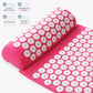 Acupressure Pillow With Storage Bag For Neck Back Foot Massage Pads Acupressure Mat Pillow Set Improves Bloods Circulation Mat