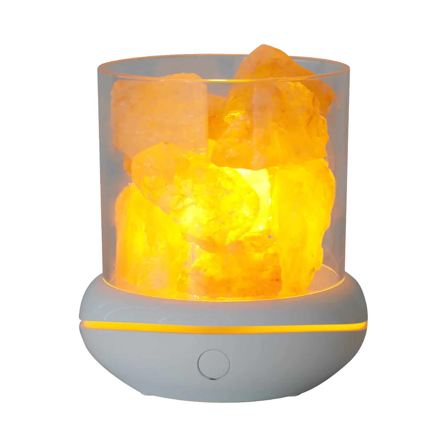 Aroma lamps Natural Himalayan Salt Lamp USB Pink Salt Rocks Lamp Multi-Color Romantic Night Light for Original Birthday Gifts