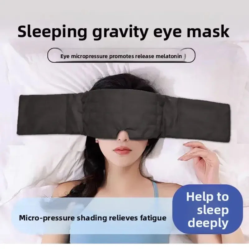 Gravity Weighted Eye Mask for Sleeping Light Blocking Relaxing Sleep Aid for Men and Women Relieve Fatigue Stress Christmas Gift
