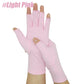 GOMOREON 1Pair Arthritis Gloves Women Men, Carpal Tunnel, Rheumatiod, Tendonitis, Fingerless Hand Thumb Compression Gloves