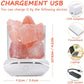 Aroma lamps Natural Himalayan Salt Lamp USB Pink Salt Rocks Lamp Multi-Color Romantic Night Light for Original Birthday Gifts