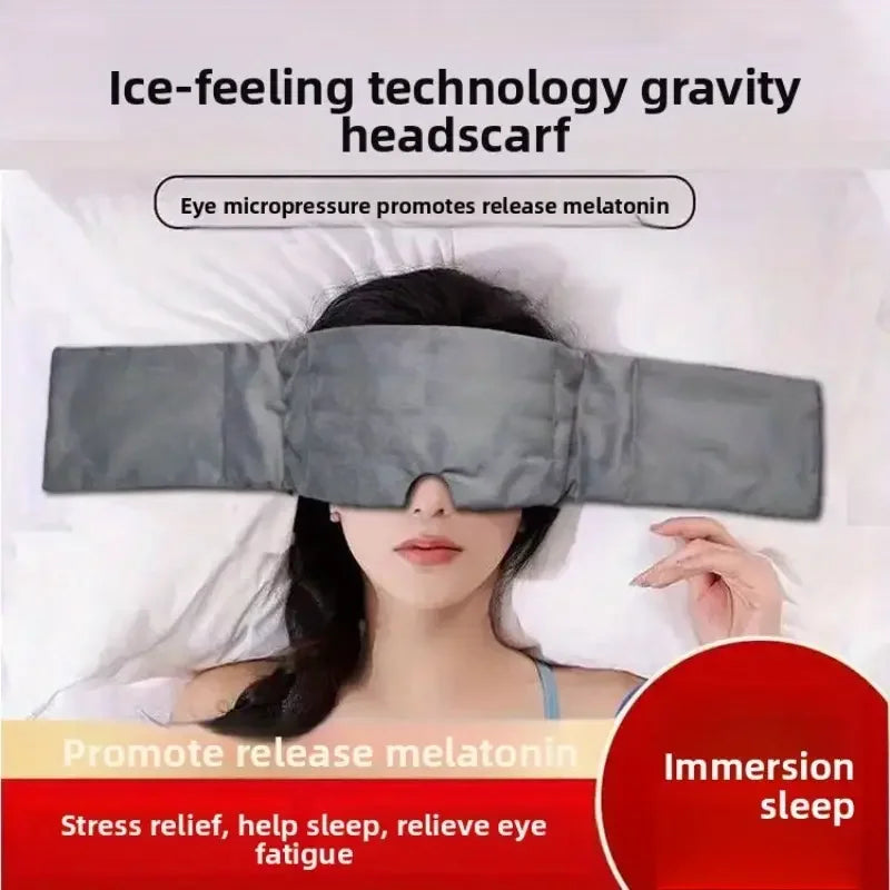Gravity Weighted Eye Mask for Sleeping Light Blocking Relaxing Sleep Aid for Men and Women Relieve Fatigue Stress Christmas Gift