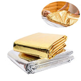 5 Pcs Thermal Foil Sauna Blanket For Detox Weight Loss,Far Infrared Therapy Retains UpTo 97% Of Body Heat Survival Mylar Blanket